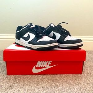 Nike dunk low black/white womens 6.5 - slightly used